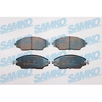 Jeu de 4 plaquettes de frein avant SAMKO OEM 95231011
