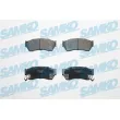 Jeu de 4 plaquettes de frein avant SAMKO [5SP186]