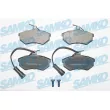 Jeu de 4 plaquettes de frein avant SAMKO [5SP1868]