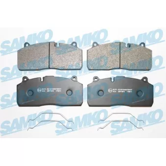 SAMKO 5SP1872 - Jeu de 4 plaquettes de frein