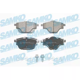 Jeu de 4 plaquettes de frein arrière SAMKO OEM 1647874380