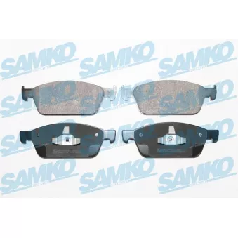 Jeu de 4 plaquettes de frein avant SAMKO 5SP1879 pour FORD KUGA 2.0 TDCi 4x4 - 150cv