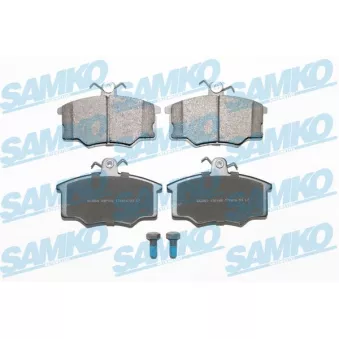 Jeu de 4 plaquettes de frein avant SAMKO OEM 3277768