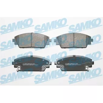 Jeu de 4 plaquettes de frein avant SAMKO OEM B4Y03328ZB