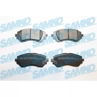 Jeu de 4 plaquettes de frein avant SAMKO OEM 044650D150