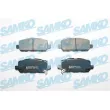 Jeu de 4 plaquettes de frein arrière SAMKO [5SP1942]