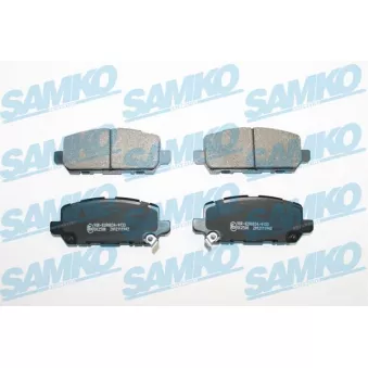 Jeu de 4 plaquettes de frein arrière SAMKO OEM 43022T8MG01