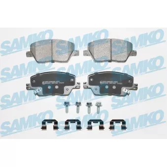 Jeu de 4 plaquettes de frein avant SAMKO 5SP1952K pour FIAT TIPO 1.6 D - 120cv