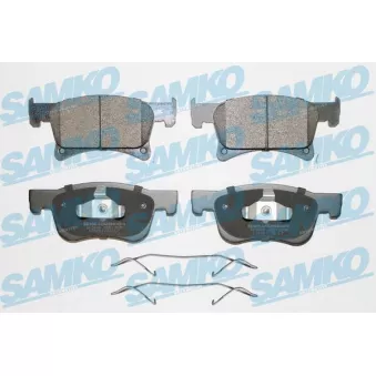 Jeu de 4 plaquettes de frein avant SAMKO OEM 95517029