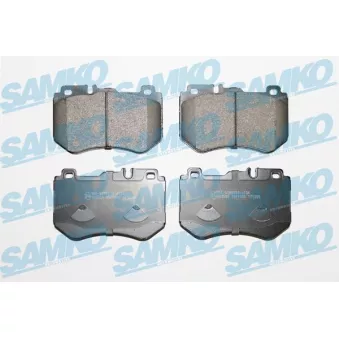 Jeu de 4 plaquettes de frein avant SAMKO OEM A0084201720