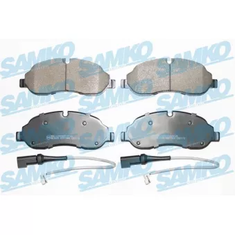 Jeu de 4 plaquettes de frein avant SAMKO OEM 1829400