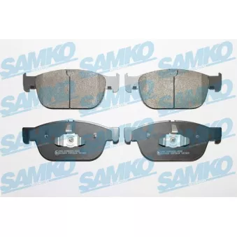 Jeu de 4 plaquettes de frein avant SAMKO 5SP2004 pour DAEWOO LANOS T4 - 190cv