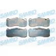 Jeu de 4 plaquettes de frein avant SAMKO [5SP2017]