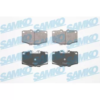 Jeu de 4 plaquettes de frein avant SAMKO OEM 0449135070