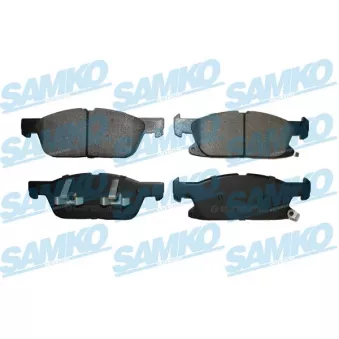 Jeu de 4 plaquettes de frein avant SAMKO OEM F2GZ2001C