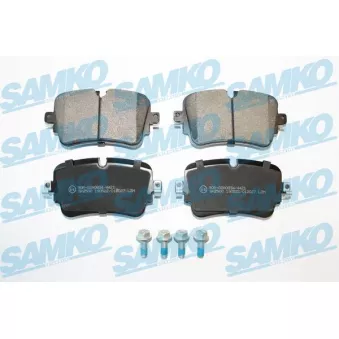 Jeu de 4 plaquettes de frein arrière SAMKO OEM 4N0698451C
