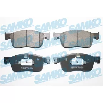 Jeu de 4 plaquettes de frein avant SAMKO 5SP2030 pour CITROEN JUMPY 2.0 BlueHDi 180 - 178cv