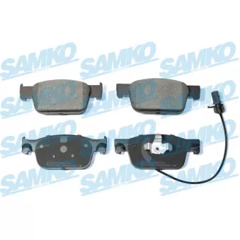 Jeu de 4 plaquettes de frein avant SAMKO OEM 8W0698151AG