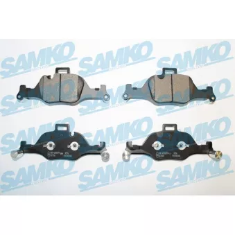 Jeu de 4 plaquettes de frein avant SAMKO OEM 34116875396