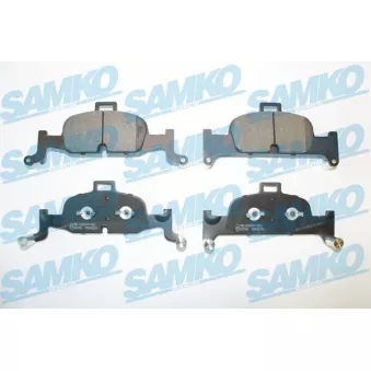 Jeu de 4 plaquettes de frein avant SAMKO 5SP2041 pour AUDI A6 55 TFSI e quattro - 252cv