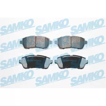 Jeu de 4 plaquettes de frein avant SAMKO OEM 8V512K021BA