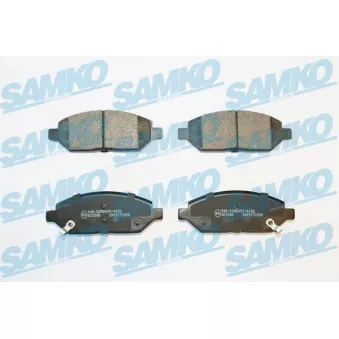 Jeu de 4 plaquettes de frein avant SAMKO OEM 42364987