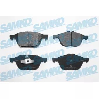 Jeu de 4 plaquettes de frein avant SAMKO OEM 2253408