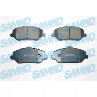 Jeu de 4 plaquettes de frein avant SAMKO 5SP2065 pour KIA PRO CEED 1.4 T-GDI - 140cv