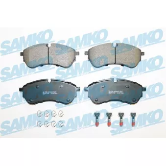 SAMKO 5SP2066 - Jeu de 4 plaquettes de frein