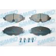 SAMKO 5SP2067 - Jeu de 4 plaquettes de frein avant