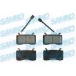 SAMKO 5SP2070 - Jeu de 4 plaquettes de frein avant