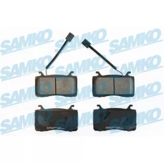 Jeu de 4 plaquettes de frein avant SAMKO OEM 77367677
