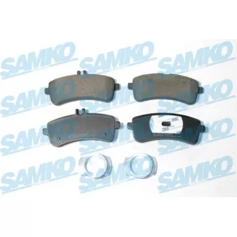 Jeu de 4 plaquettes de frein arrière SAMKO OEM A0004205802