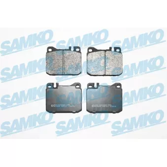 Jeu de 4 plaquettes de frein SAMKO OEM 1420752005