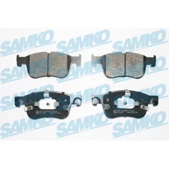 Jeu de 4 plaquettes de frein avant SAMKO OEM 2210416
