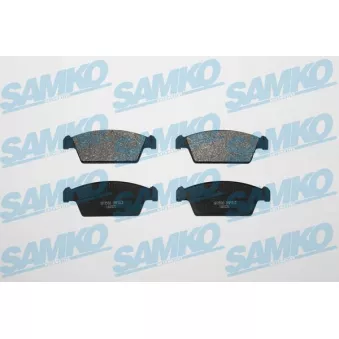 Jeu de 4 plaquettes de frein avant SAMKO OEM 4BP365908264