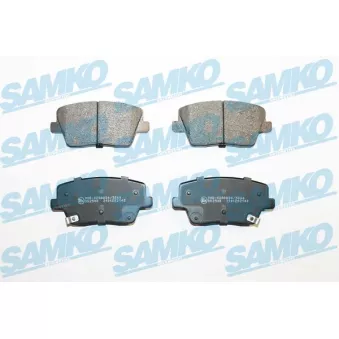Jeu de 4 plaquettes de frein arrière SAMKO OEM 58302S0A30