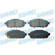 Jeu de 4 plaquettes de frein avant SAMKO [5SP2143]