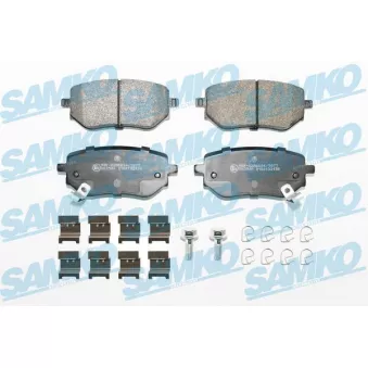Jeu de 4 plaquettes de frein arrière SAMKO OEM 4704230600