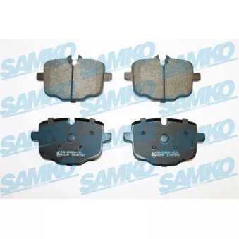 SAMKO 5SP2161 - Jeu de 4 plaquettes de frein arrière