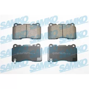 Jeu de 4 plaquettes de frein avant SAMKO OEM 45022TGHA01