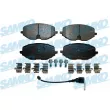 SAMKO 5SP2184AK - Jeu de 4 plaquettes de frein avant