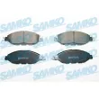 Jeu de 4 plaquettes de frein avant SAMKO [5SP2185]