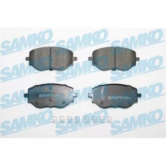 Jeu de 4 plaquettes de frein avant SAMKO 5SP2187 pour RENAULT CLIO 1,0 LPG - 91cv