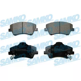 Jeu de 4 plaquettes de frein avant SAMKO 5SP2195 pour HYUNDAI IONIQ Electric - 120cv