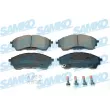 Jeu de 4 plaquettes de frein avant SAMKO [5SP2233]