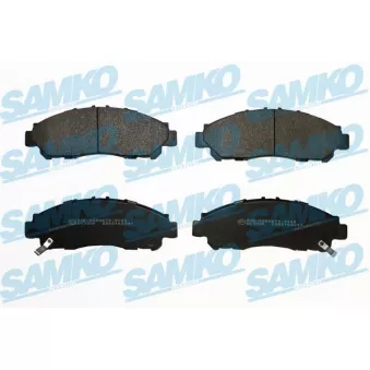 Jeu de 4 plaquettes de frein avant SAMKO 5SP2241