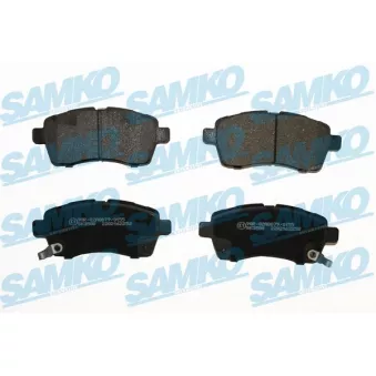 Jeu de 4 plaquettes de frein avant SAMKO OEM 5581062R00