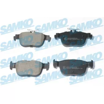 Jeu de 4 plaquettes de frein arrière SAMKO 5SP2277 pour AUDI A3 35 TFSI - 150cv