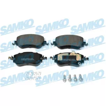 Jeu de 4 plaquettes de frein avant SAMKO OEM 77368941